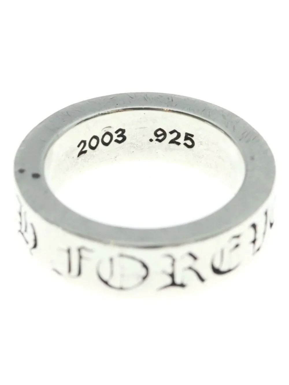 Chrome Hearts Spacer Forever Ring Silver